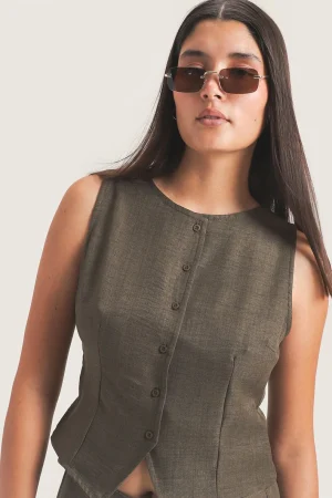 Chaleco Verde Textura